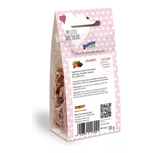 Recompense cu fructe de pădure bunnyNature My little sweetheart 30 g