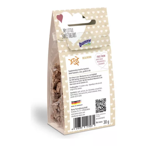 Recompense cu viermi de făină bunnyNature My little sweetheart 30 g