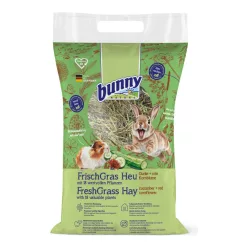   Fân cu castravete și roșu cu albăstrele bunnyNature FreshGrass 500 g