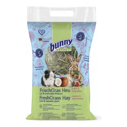   Fân cu cocos și cu petale de trandafir bunnyNature FreshGrass 500 g