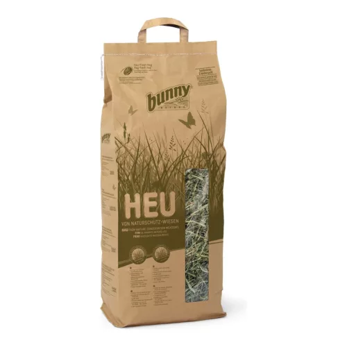 Fân de pajiște bunnyNature Hay from Nature Conservation Meadows 600 g