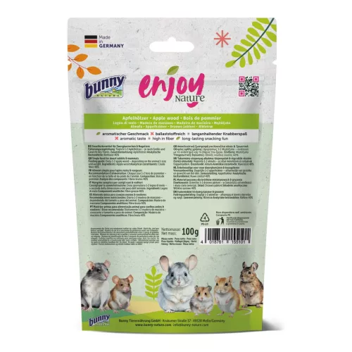 Lemn de măr pentru ros bunnyNature EnjoyNature 100 g