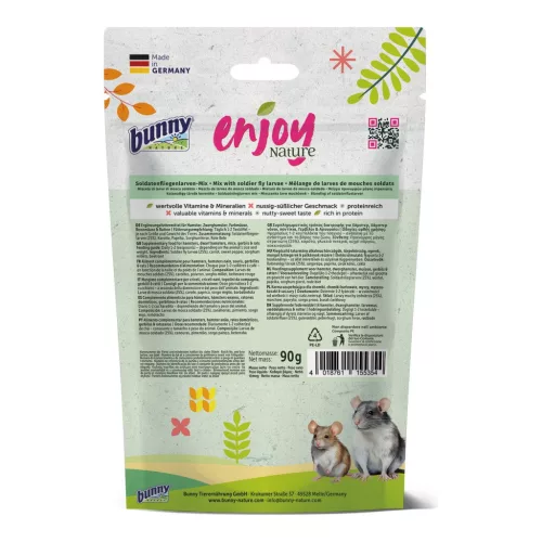 Recompense cu larve de muscă soldat bunnyNature EnjoyNature 90 g