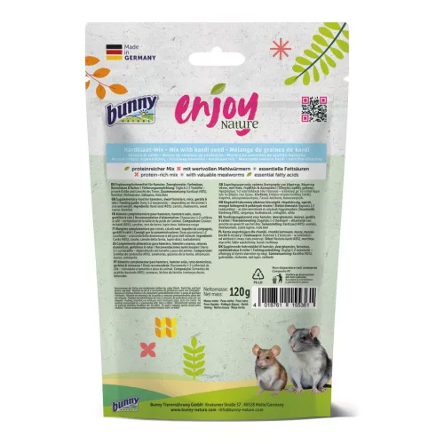 Recompense cu semințe de șofrănaș bunnyNature EnjoyNature 120 g