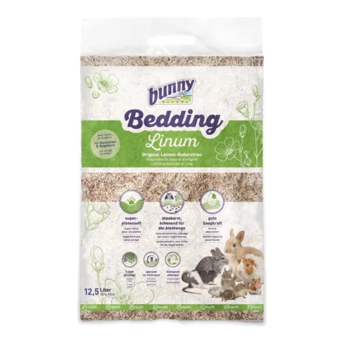 Așternut din in bunnyNature bunnyBedding Linum 12,5 l