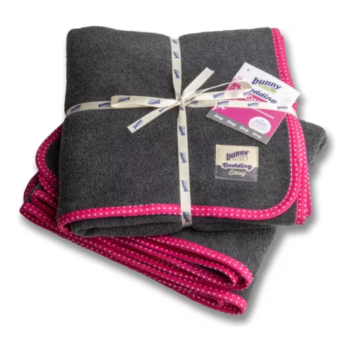 Pătură fleece pentru așternut roz bunnyNature bunnyBedding Easy 112 × 50 cm