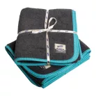 Pătură fleece pentru așternut turcoaz bunnyNature bunnyBedding Easy 112 × 50 cm