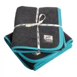  Pătură fleece pentru așternut turcoaz bunnyNature bunnyBedding Easy 112 × 50 cm