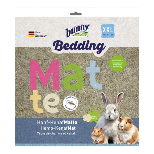Saltea din cânepă și kenaf bunnyNature XXL 150 × 70 cm