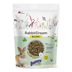   Hrană completă pentru iepuri adulți bunnyNature RabbitDream Basic 600 g
