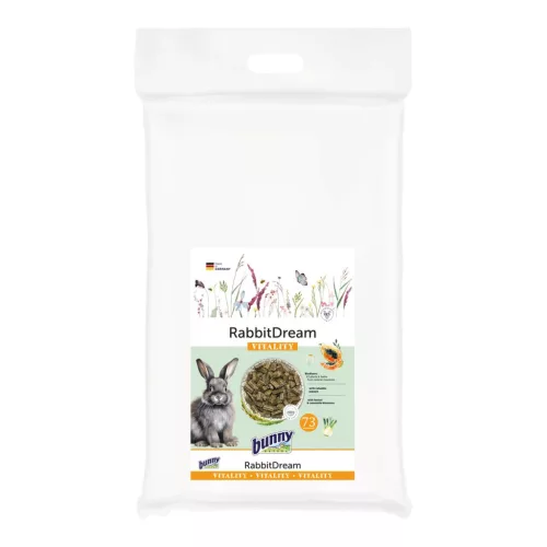 Hrană completă pentru iepuri adulți bunnyNature RabbitDream Vitality 4 kg