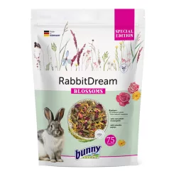   Hrană completă pentru iepuri adulți bunnyNature RabbitDream Blossoms 1,5 kg