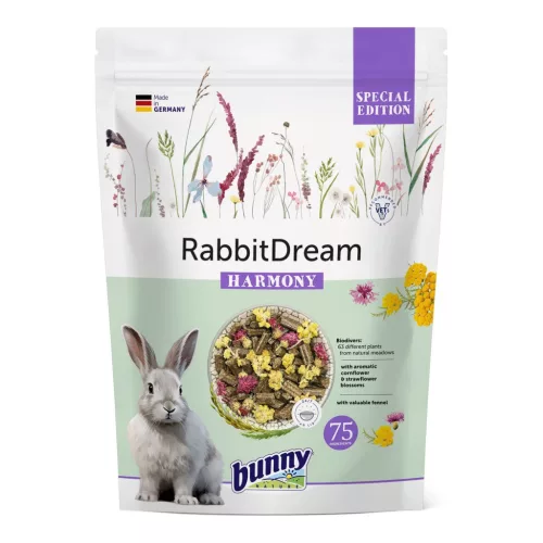 Hrană completă pentru iepuri adulți bunnyNature RabbitDream Harmony 1,5 kg