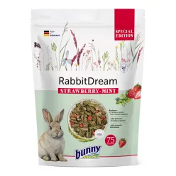   Hrană completă pentru iepuri bunnyNature RabbitDream Strawberry-Mint 1,5 kg