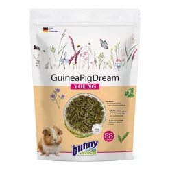   Hrană completă pentru porcușori de Guineea juniori bunnyNature GuineaPigDream Young 600 g