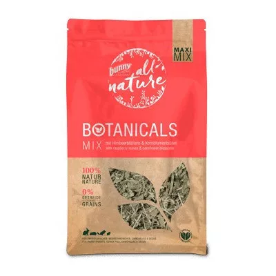 Frunze de zmeur și albăstrele uscate bunnyNature BOTANICALS 400 g