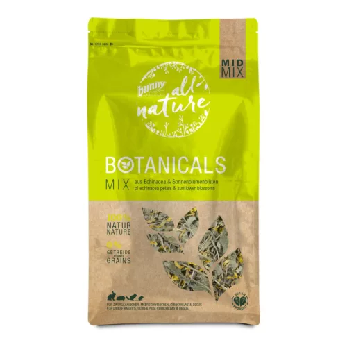 Petale de echinacea și flori de floarea-soarelui uscate bunnyNature BOTANICALS 140 g
