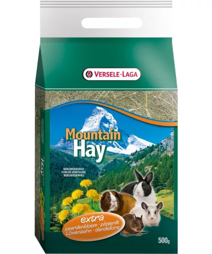 Fân de munte cu păpădie Versele-Laga Prestige Hay 500 g