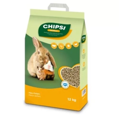 Așternut din peleți de porumb Chipsi Family 20 l