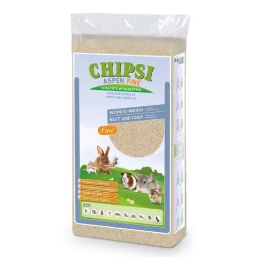 Așternut din talaș de plop Chipsi Aspen Original 8 kg