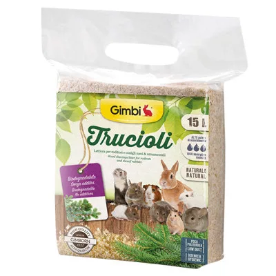 Așternut din talaș Gimbi 60 l