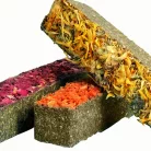 Baton din ierburi de pajiște cu petale de trandafir Little One 85 g