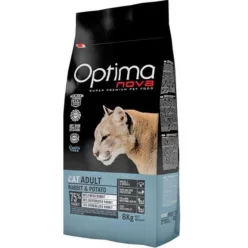 Visán Optimanova Cat Adult Rabbit & Potato 2kg