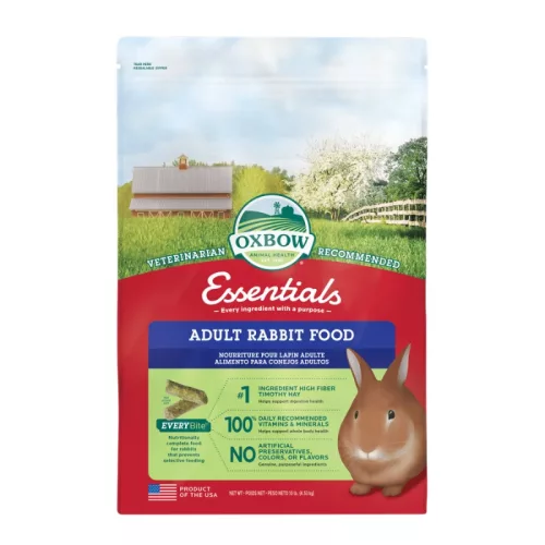 Hrană completă pentru iepuri adulți Oxbow Essentials 2,25 kg