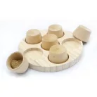 Jucărie interactivă din lemn Oxbow Enriched Life Wooden Puzzler