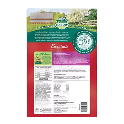 Hrană completă pentru iepuri seniori Oxbow Essentials 1,81 kg