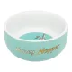 Bol din ceramică turcoaz Trixie Honey & Hopper 250 ml, Ø 11 cm