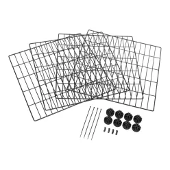   Elemente de extensie metalice pentru țarc Trixie 4 bucăți 38 × 38 cm