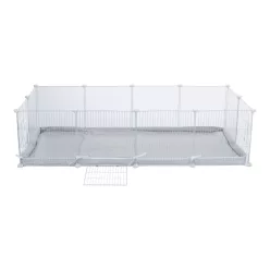 Țarc din metal și plastic Trixie 12 elemente 35 × 35 cm