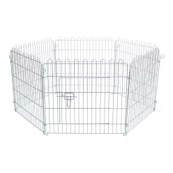 Țarc din metal Trixie 6 elemente 126 × 58 cm