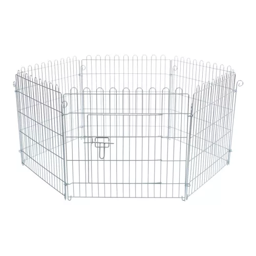 Țarc din metal Trixie 6 elemente 126 × 58 cm