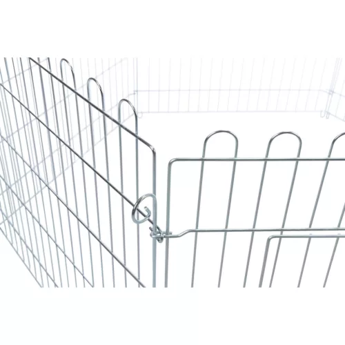 Țarc din metal Trixie 6 elemente 126 × 58 cm