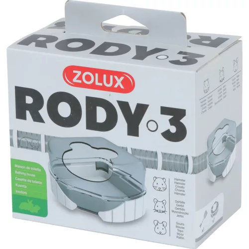 Litieră închisă Zolux Rody 3 14,3 × 10,5 × 7 cm