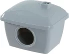 Căsuță din plastic gri Zolux 13 × 11 × 12 cm