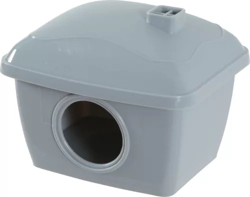 Căsuță din plastic gri Zolux 13 × 11 × 12 cm