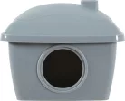 Căsuță din plastic gri Zolux 13 × 11 × 12 cm