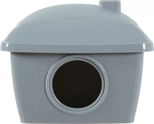 Căsuță din plastic gri Zolux 13 × 11 × 12 cm