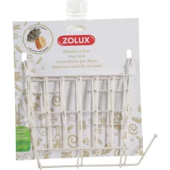 Suport pentru fân din metal bej Zolux 19 × 8,5 × 17 cm