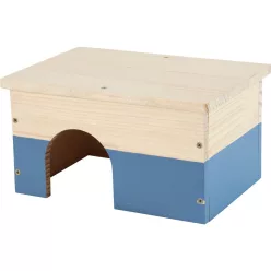   Căsuță din lemn cu trepte albastră Zolux 30 × 21 × 16 cm